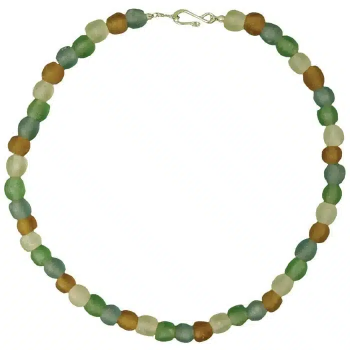 Glass Pearls: Necklace - Rainbow