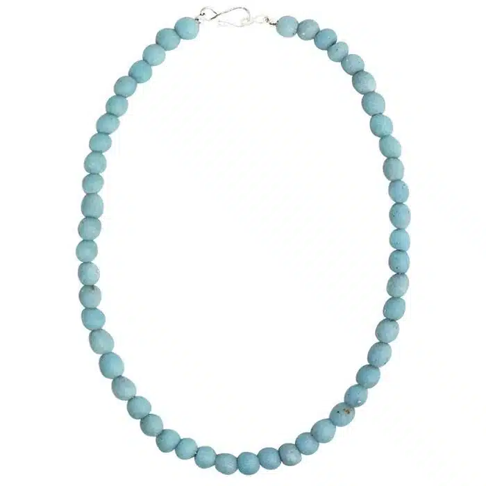 Pearls: Necklace - Light Blue