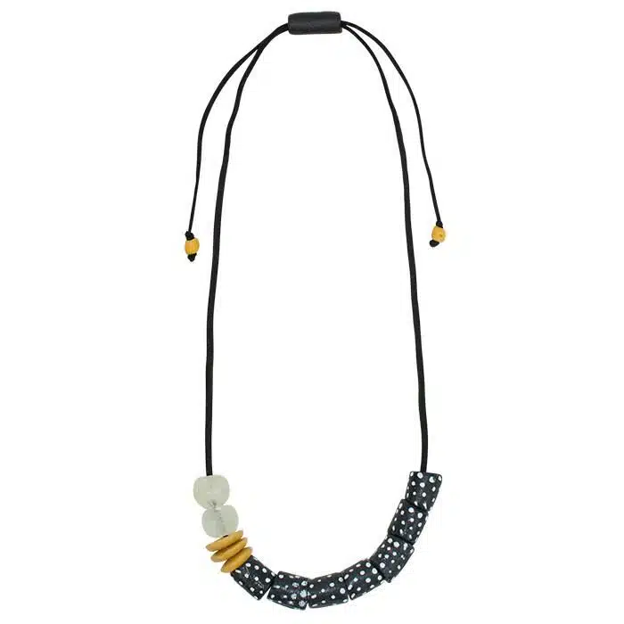 Left of Center: Necklace - Black