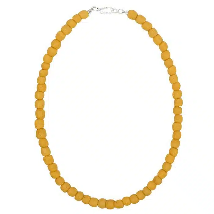 Pearls: Necklace - Mustard