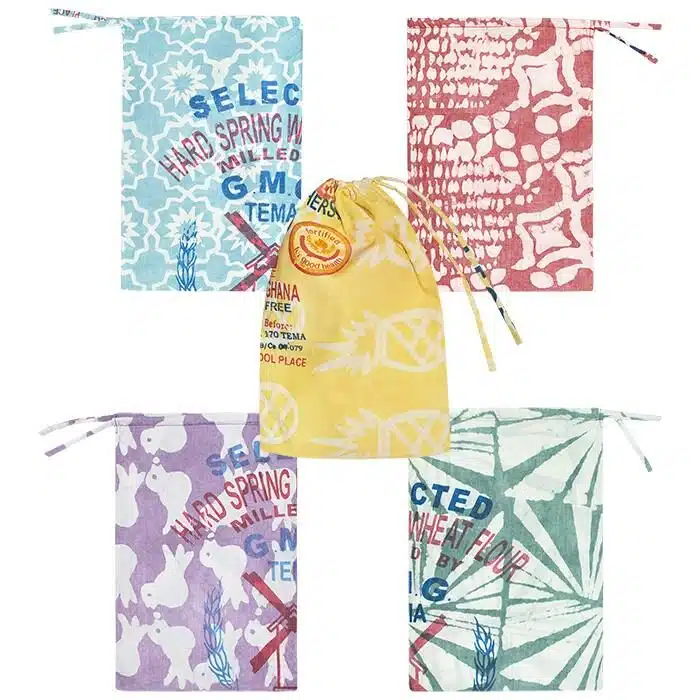 Eco Produce Bag-Large: Flour Sack - Assorted