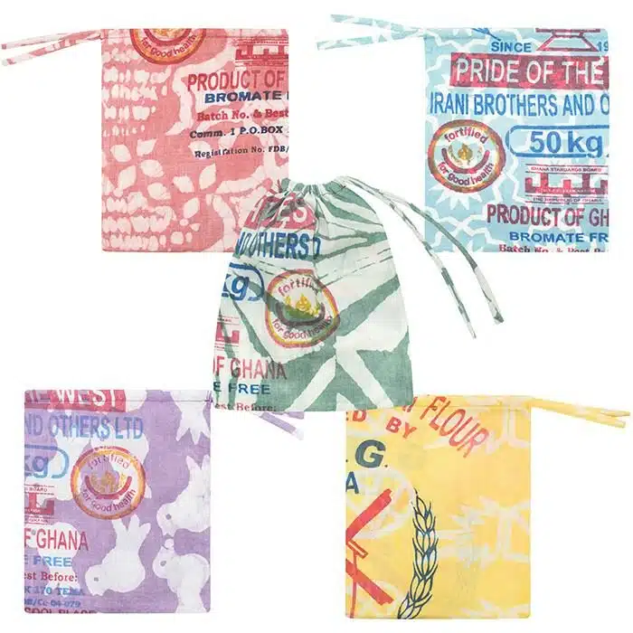 Eco Produce Bag-Small: Flour Sack - Assorted