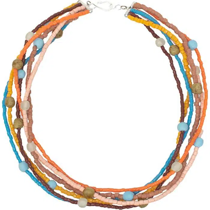 Glass Rainbow: Necklace - Desert