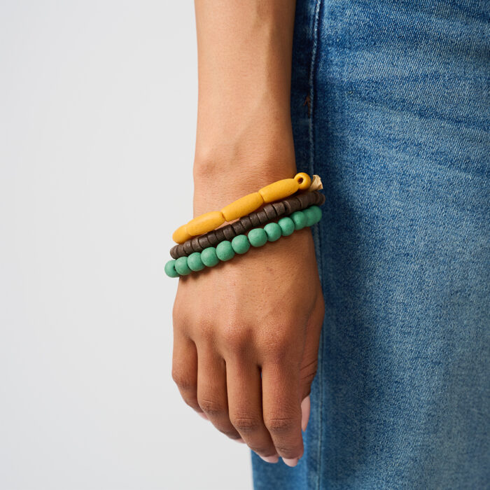 Manye Stacking: Bracelets - Mustard