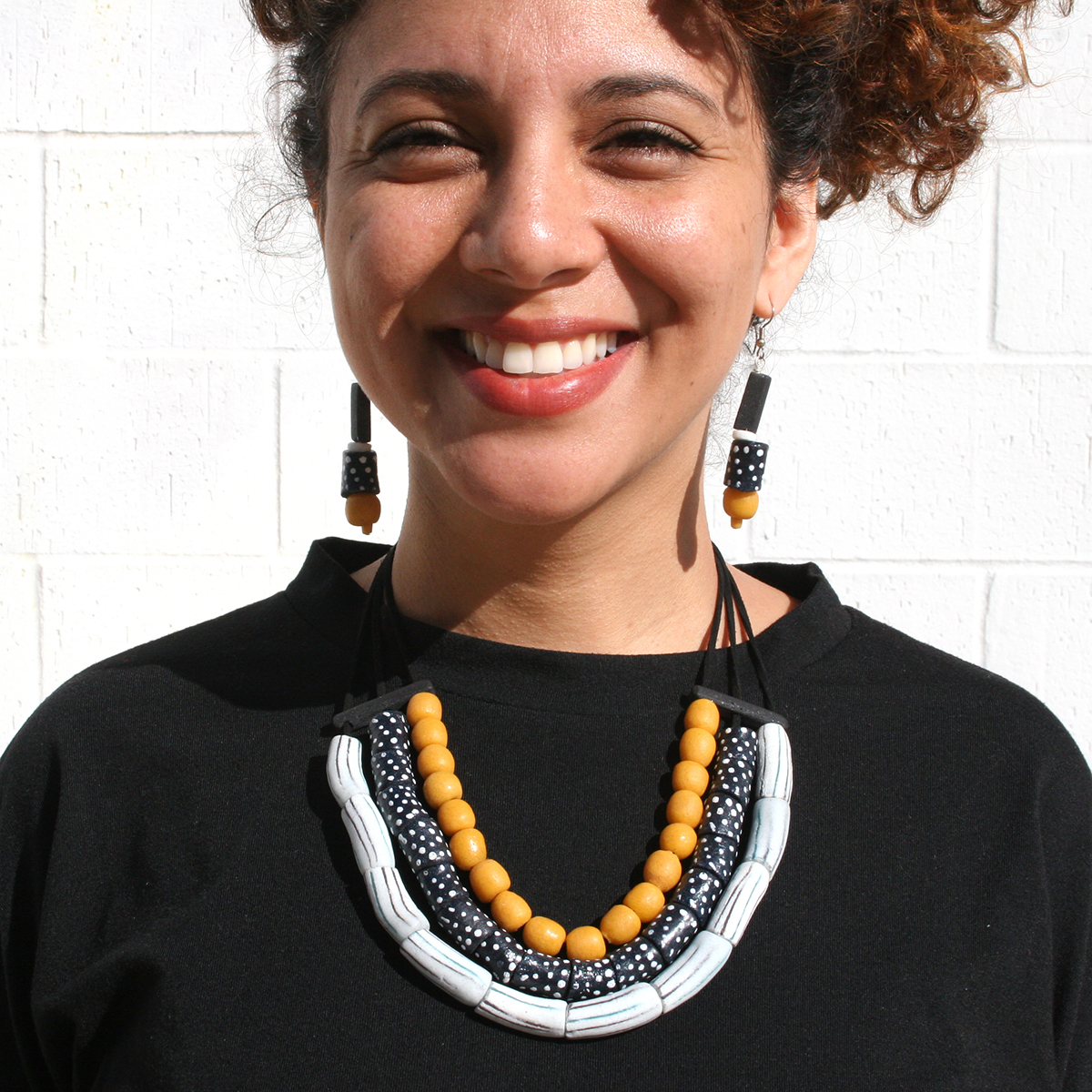 Modern Times: Necklace - Mustard - Image 2