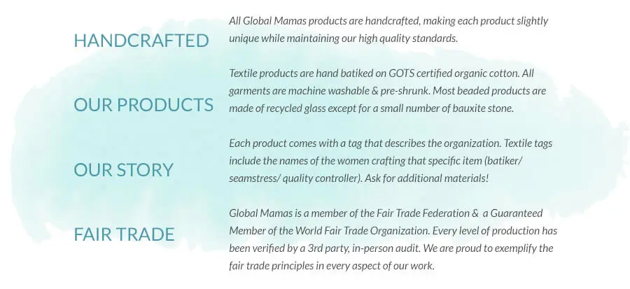 Global Mamas European Wholesale Partner Gabi Ludwig of handtrade