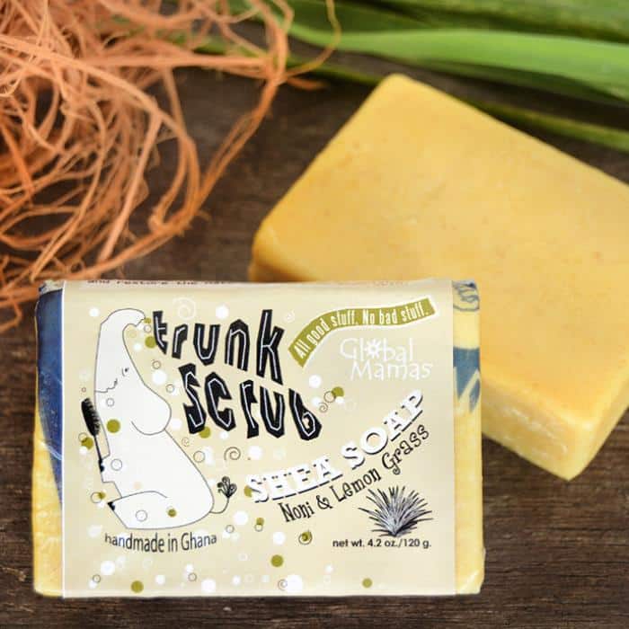 Trunk Scrub Shea Soap: Noni/Lemon Grass