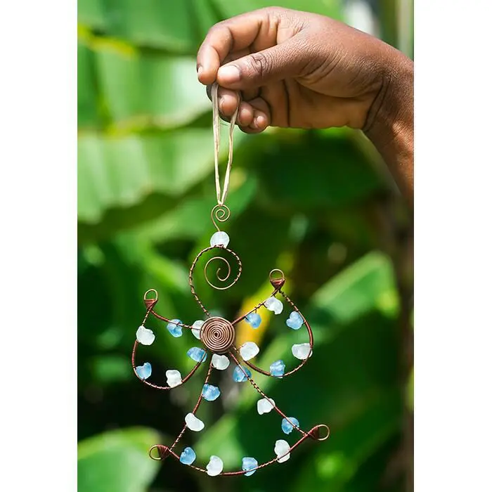 Ornament: Angel - Blue - Image 2