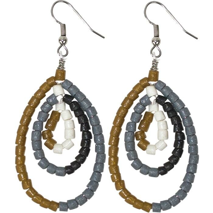Azonto: Earrings - Mocha