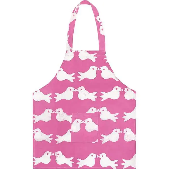 Apron Kids: Two Birds - Rose-Organic