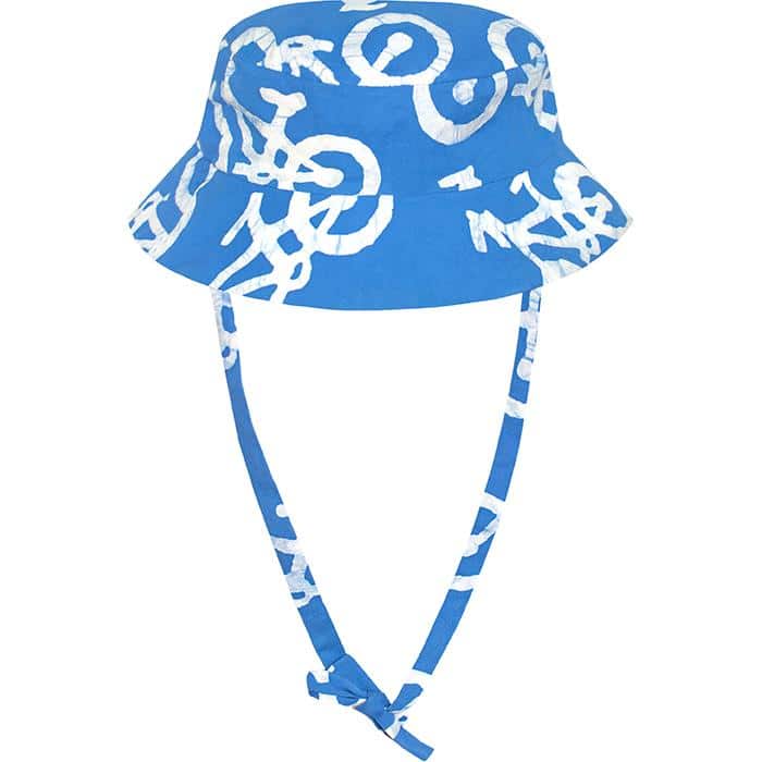 Sun Hat Babies: Bikes - Blue-Organic