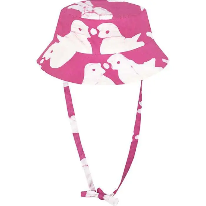 Sun Hat Babies: Two Birds - Rose-Organic