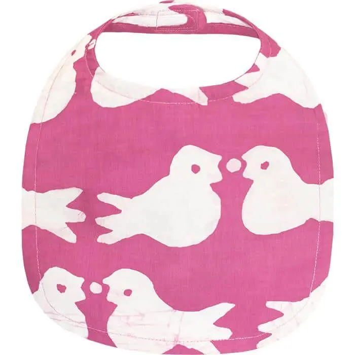 Bib: Two Birds - Rose-Organic