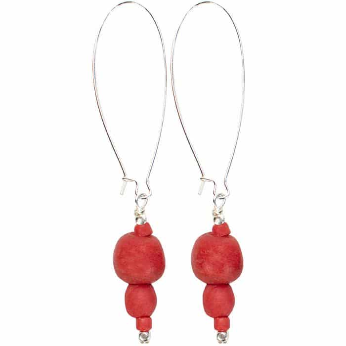 Pearls Dangle: Earrings - Poppy