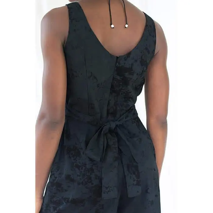 Romper: Marble - Black-Organic - Image 4