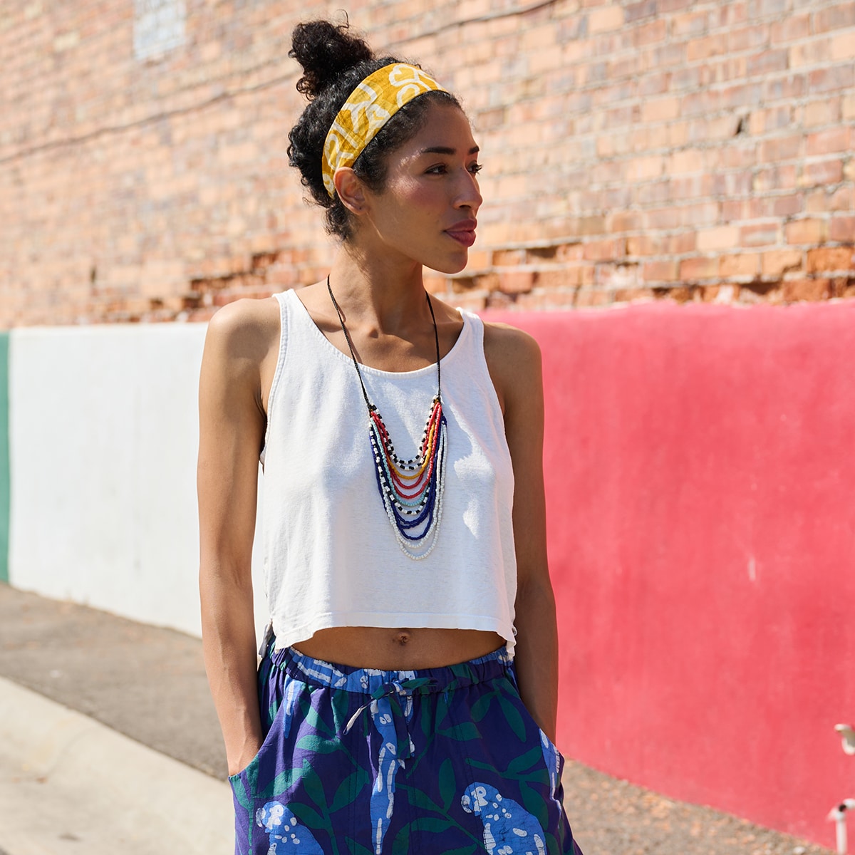 Women's Headband: Batik - Assorted-Organic - Image 2