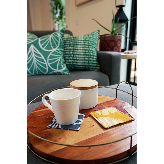 Coasters: Orbit - Charcoal-Organic - Image 2