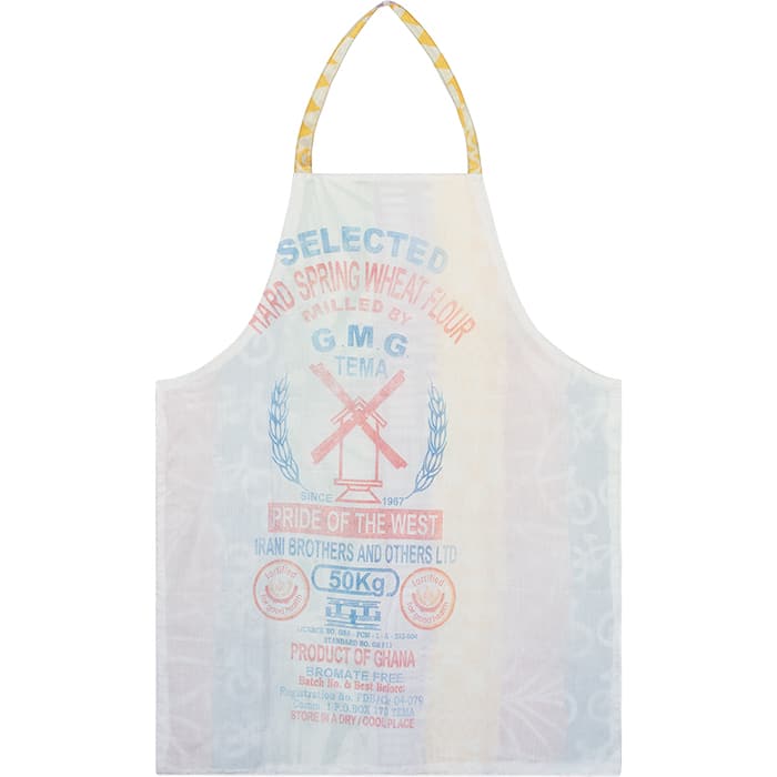 Eco Apron Reversible: Flour Sack - Assorted - Image 2
