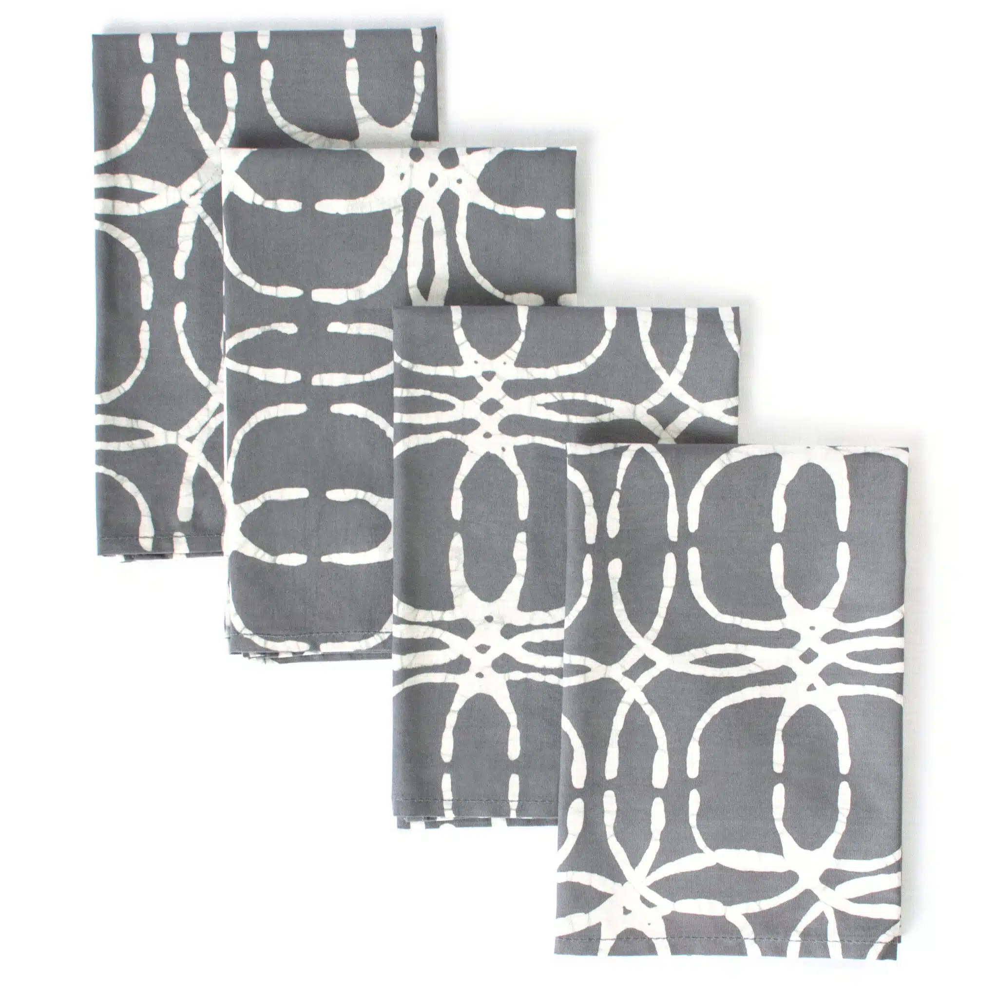 Napkin: Orbit - Charcoal-Organic