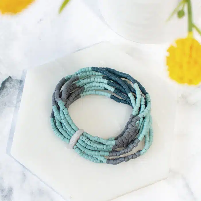 Azonto: Bracelet - Sea Glass