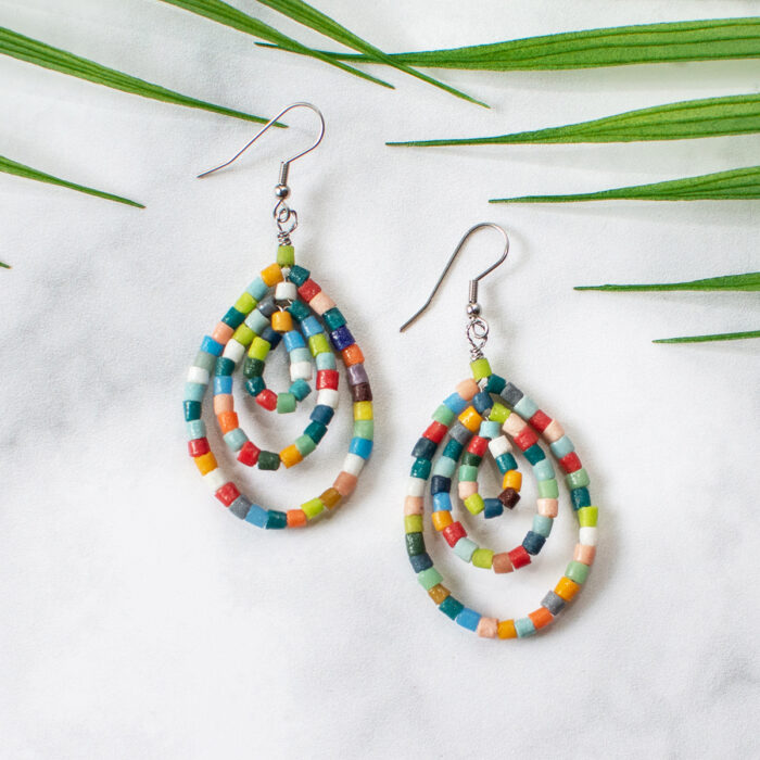 Sankofa: Earrings - Rainbow