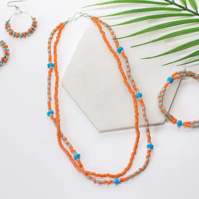 Drift: Necklace - Orange