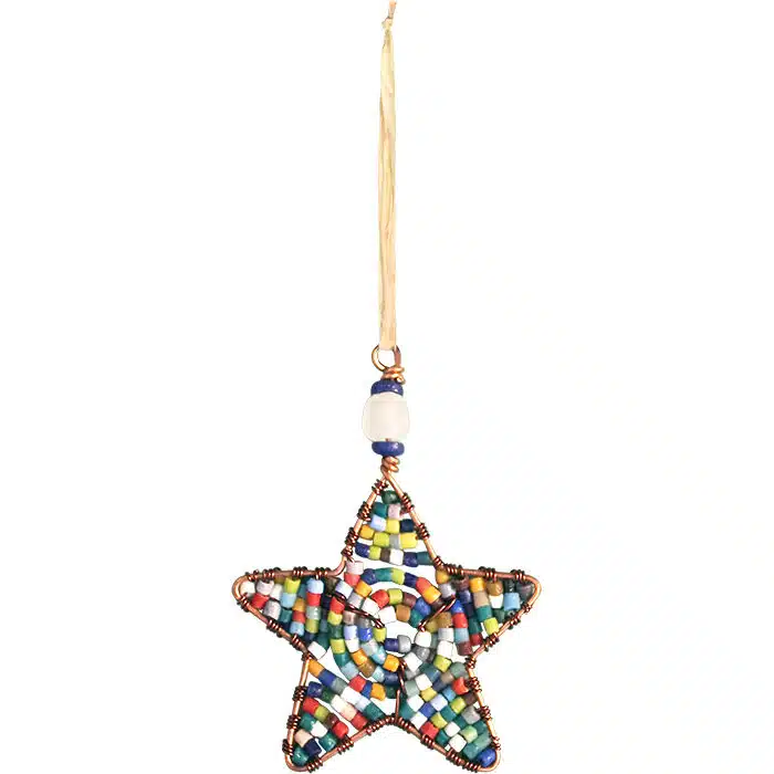 Ornament: Star Mini - Rainbow