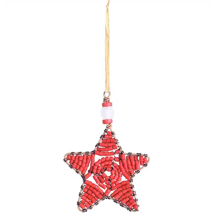 Ornament: Star Mini - Red