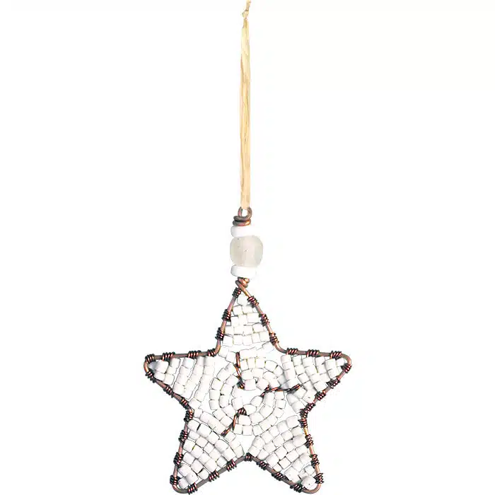 Ornament: Star Mini - White