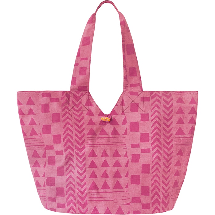 Basket Tote Bag: Adobe - Rosewood-Organic