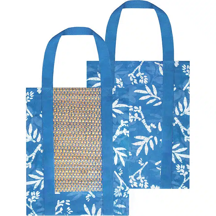Hyacinth Tote: Forage - Stone Blue-Organic