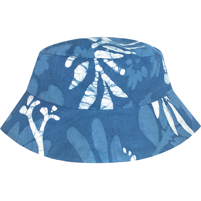 Fair Trade Sun Hat Kids: Forage - Stone Blue-Organic