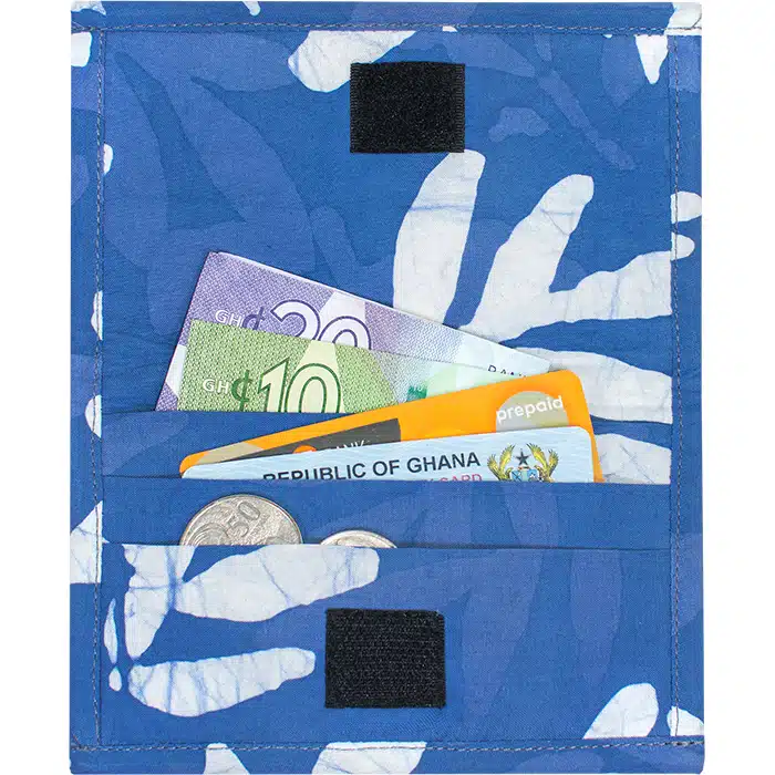 Hyacinth Card Wallet: Forage - Stone Blue-Organic - Image 2