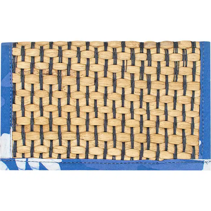 Hyacinth Card Wallet: Forage - Stone Blue-Organic