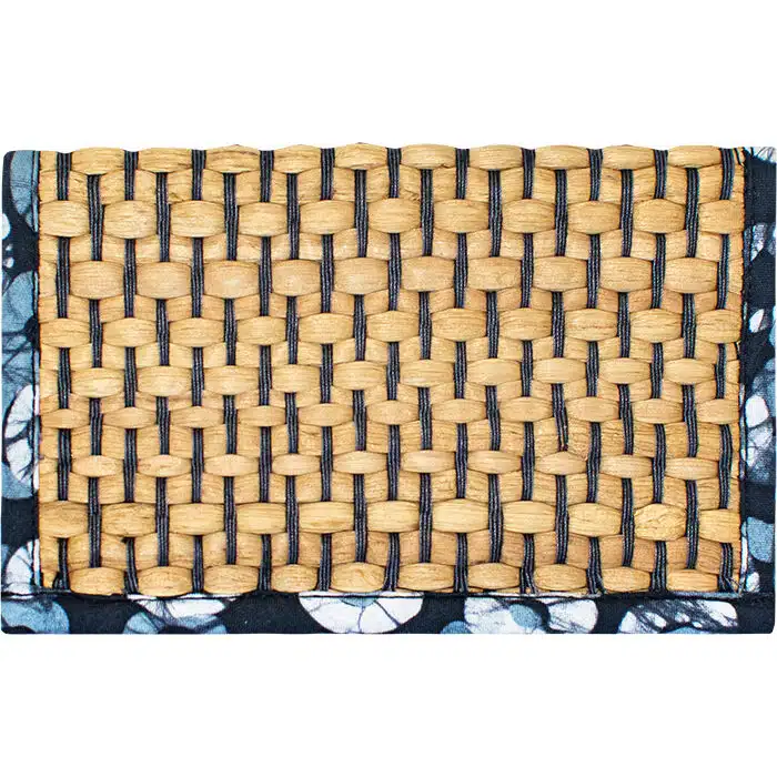 Hyacinth Card Wallet: Rings - Black-Organic