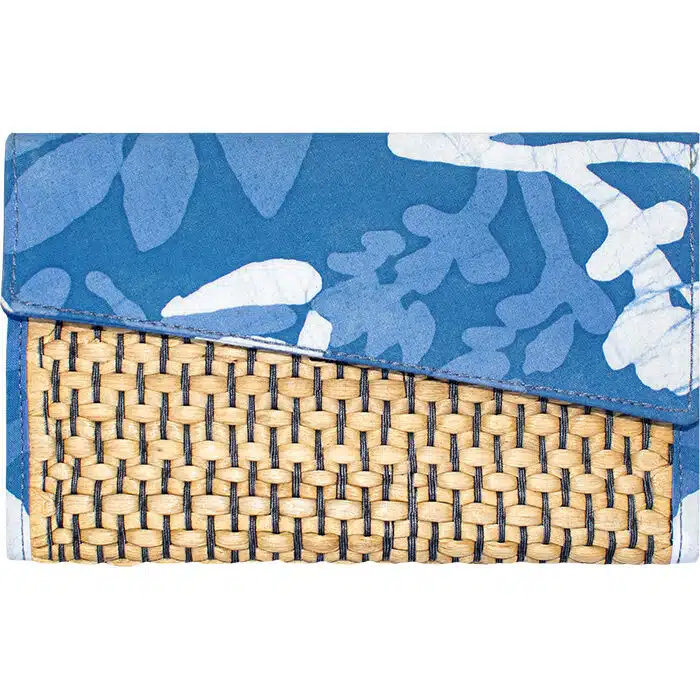 Hyacinth Wallet: Forage - Stone Blue-Organic