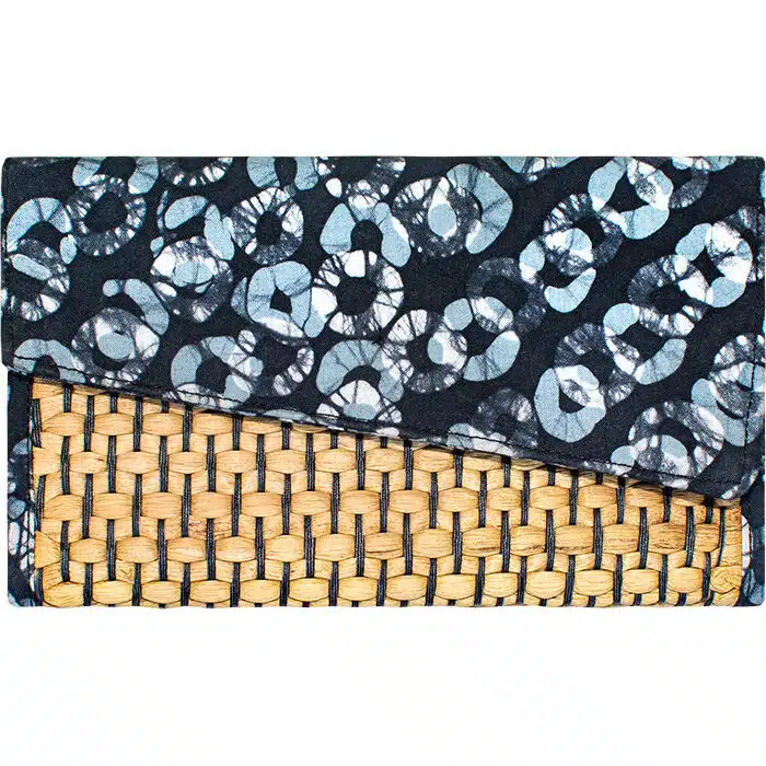 Hyacinth Wallet: Rings - Black-Organic