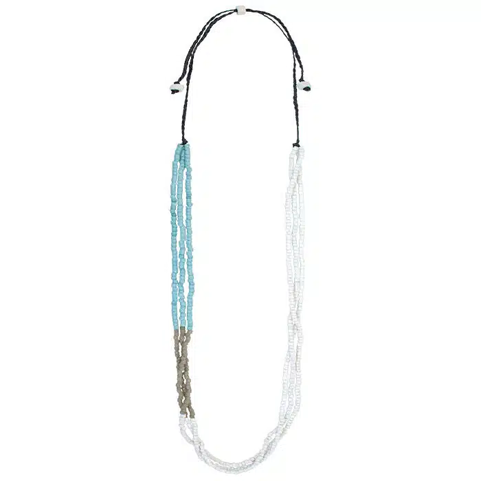 Color Block: Necklace - Light Blue