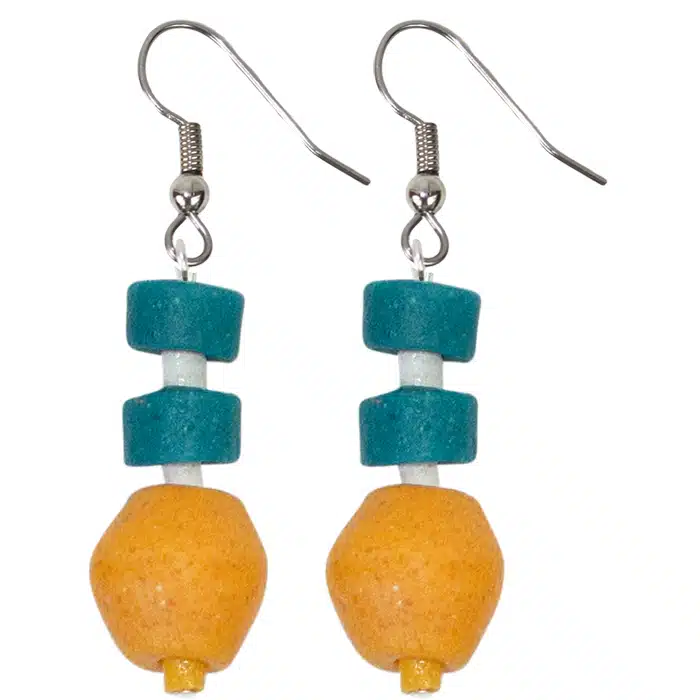 Kalahari: Earrings - Mustard - Image 2