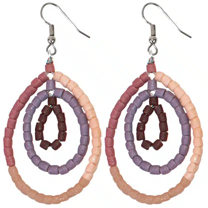 Ombre: Earrings - Rose
