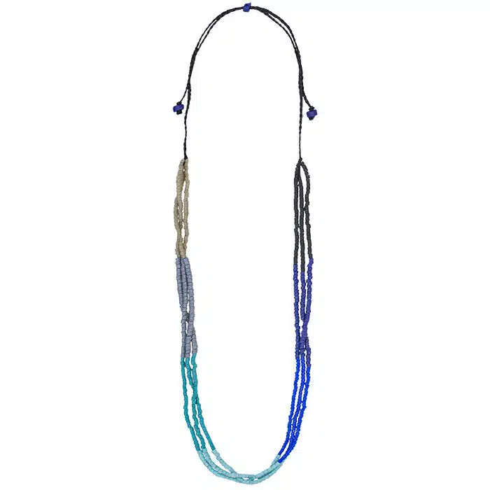Ombre: Necklace - Stone Blue