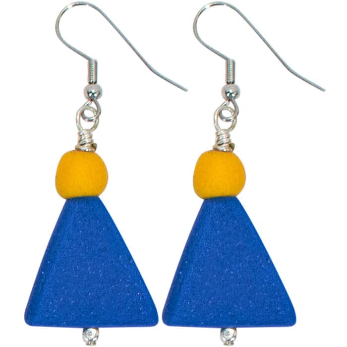Fast Forward Dangle: Earrings - Blue