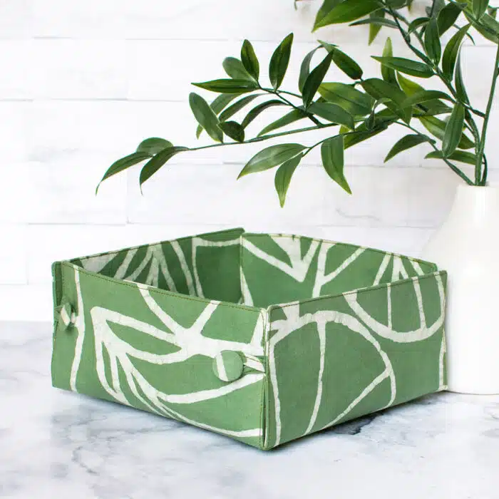Button Basket: Canopy - Sage-Organic