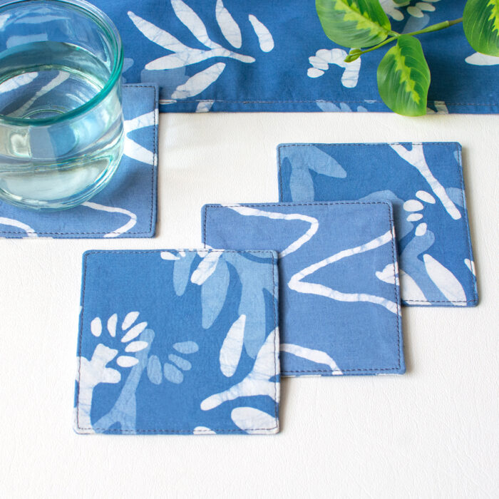 Coasters: Forage - Stone Blue-Organic