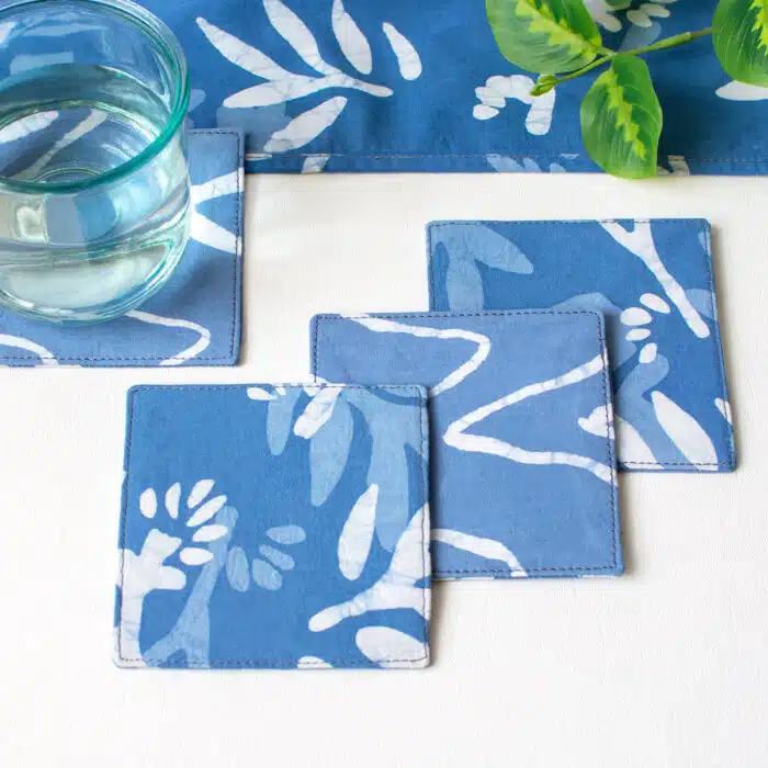 Coasters: Forage - Stone Blue-Organic