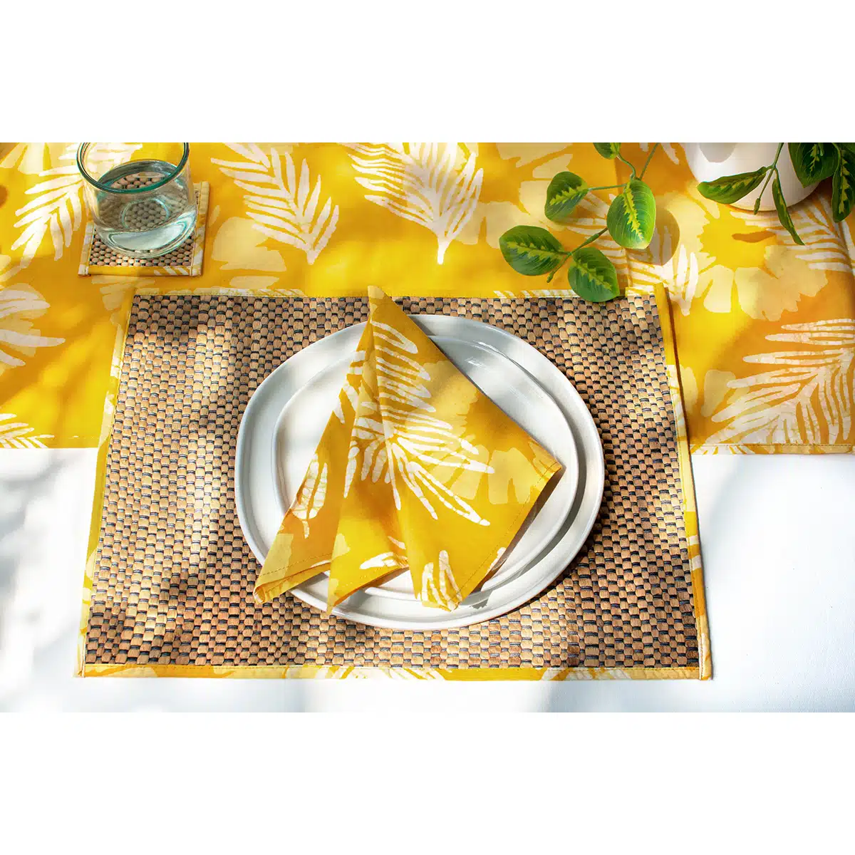 Placemat-Water Hyacinth: Gold-Organic - Image 2