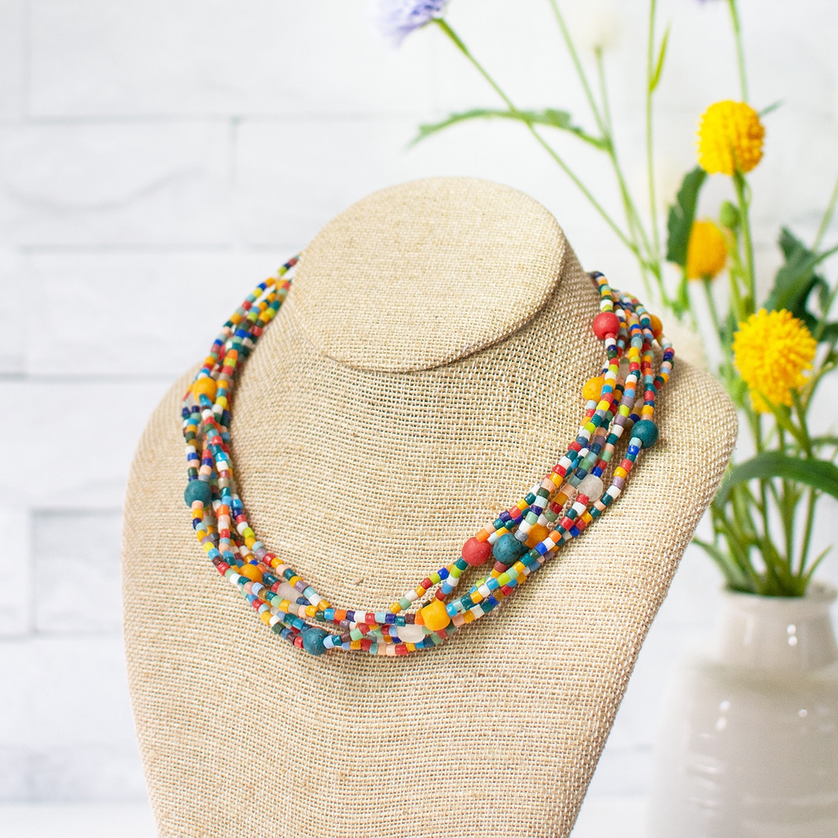 Glass Rainbows: Necklace - Rainbow - Image 2