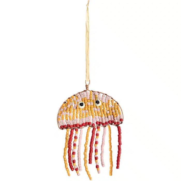 Ornaments: Ocean Jelly Fish - Peach