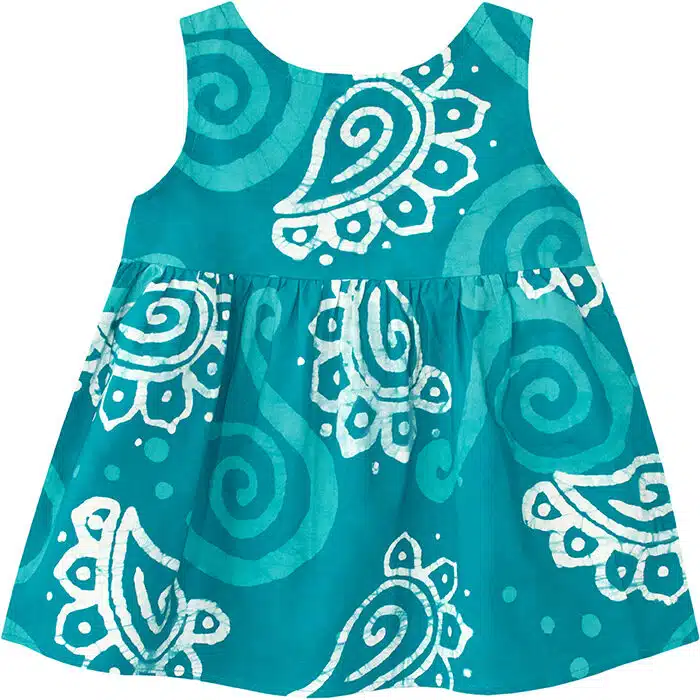 Sundress: Paisley - Teal-Organic
