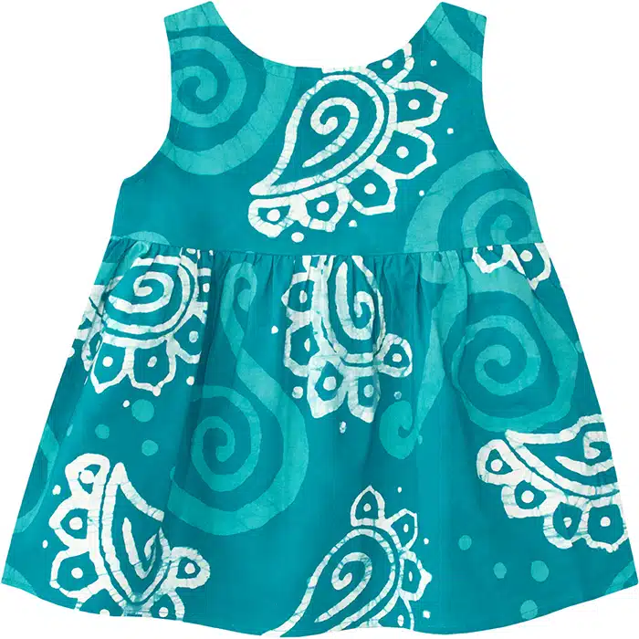 Sundress: Paisley - Teal-Organic